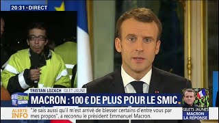Un gilet jaune à Emmanuel Macron: "Si vous avez encore du respect pour votre peuple, démissionnez"