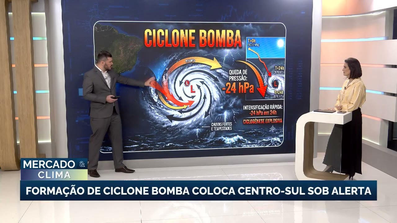 Frente fria, chuva e risco de geada movimentam algumas regiões do país