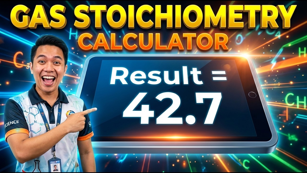Gas Stoichiometry Interactive Calculator