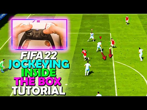 How to JOCKEY INSIDE the BOX in FIFA 22 - JOCKEYING TUTORIAL - FIFA 22 DEFENDING TUTORIAL