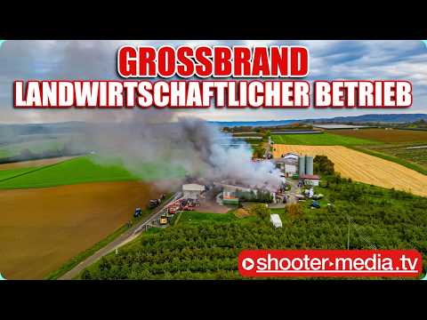 🔥🔥 GROSSBRAND LANDWIRTSCHAFTLICHER BETRIEB 🔥🔥 | Wassermangel zu Beginn