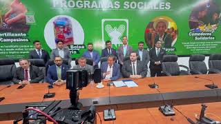 Bancada de diputados de la UNE apoyan el Estado de Sitio