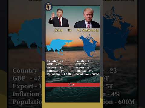 Asia vs North America #northamerica #asia
