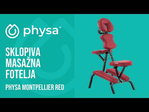 videozapis - Sklopiva masažna fotelja - - 160 kg - Crvena