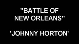 Battle of New Orleans - Johnny Horton