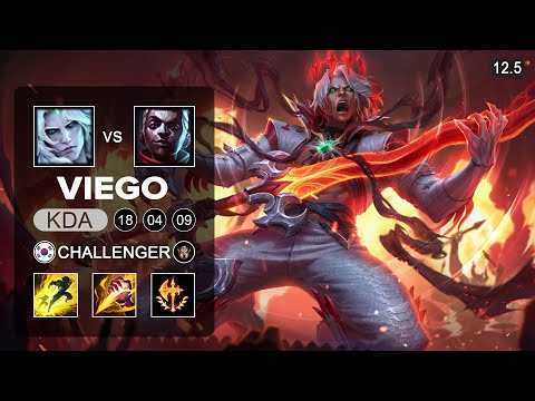 Viego Jungle vs Ekko - KR Challenger - Season 12 Patch 12.5