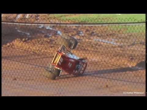 Australian Wingless Sprint Title Crashes