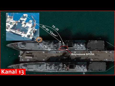 Ukraine damages Russian frigate carrying Kalibr missile in an attack on port of Novorossiysk