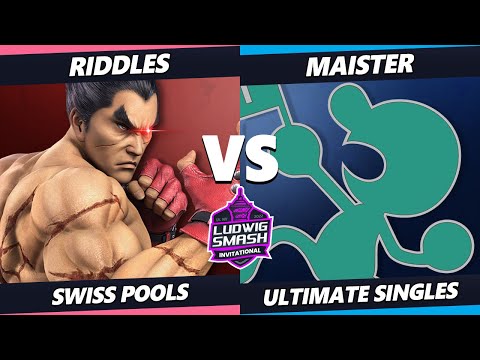 Ludwig Invitational - Riddles (Kazuya) Vs. Maister (Game & Watch) SSBU Ultimate Tournament