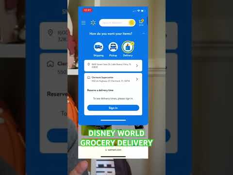 How to Have Groceries Delivered to a Disney World Resort 😮 #disneyworld #disney #grocery