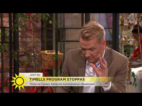 TV4:s VD: "Inget som pekar på att Martin Timell kommer jobba för TV4 igen" - Nyhetsmorgon