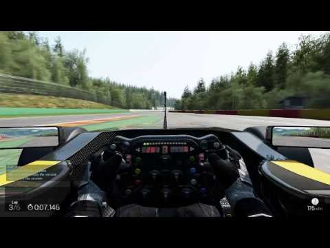 Project CARS: Multiplayer race with Jordan EJ14 at SPA(work in progress)