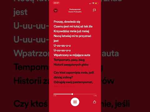 Dawid Podsiadło- Pastempomat Lyrics