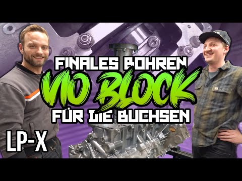 Dreht sich die Kurbelwelle? finales Bohren für die Buchsen! LP-X Projekt Folge 32 | Philipp Kaess |