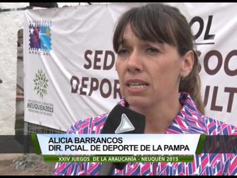 Juegos Araucanìa 2015 - ALICIA BARRANCOS - DIR.  PCIAL.  DEPORTE LA PAMPA