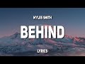 Myles Smith - Behind (Lyrics)