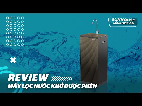 Trên tay máy lọc nước RO 9 lõi SUNHOUSE SHA8817KP