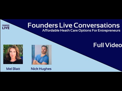 Founders Live Conversations With Mel Blatt of indipop - Affordable Health Care For Entrepreneurs