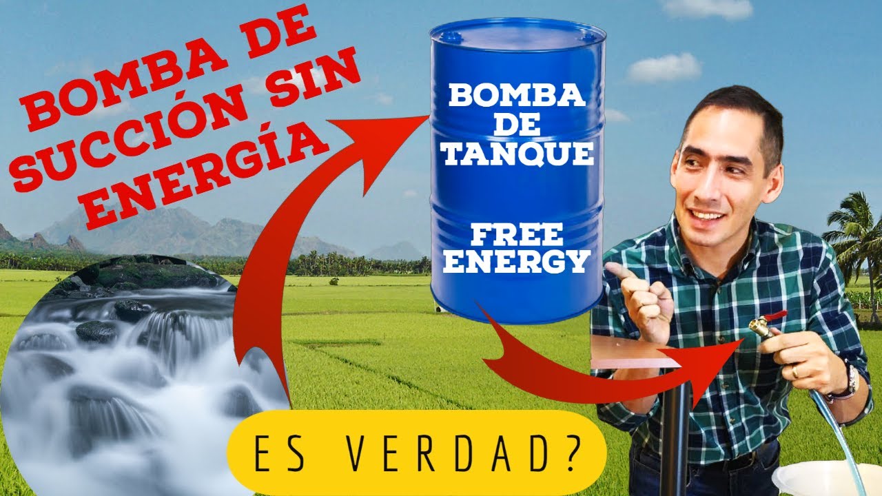 🤯Es VERDAD BOMBA de SUCCIÓN sin ENERGÍA -Free Energy Water Pump PUESTA A PRUEBA