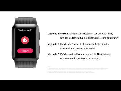 HUAWEI WATCH D - Blutdruck messen