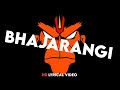 Bhajarangi 2 Bhajare Bhajare Bhajarangi Kannada Black Screen Lyrics Dr Shivarajkumar Arjun Janya