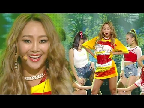 "SEXY" Hyolyn (Hyori) - Paradise @ Popular song Inkigayo 20161120