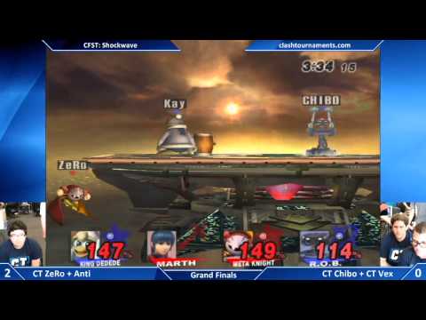 Shockwave - CT ZeRo + Anti vs CT Chibo + CT Vex - Grand Finals - SSBB