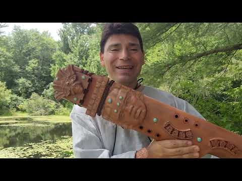 Mayan Temple Flute  The biggest one ever made. (the Sound of the Temple)