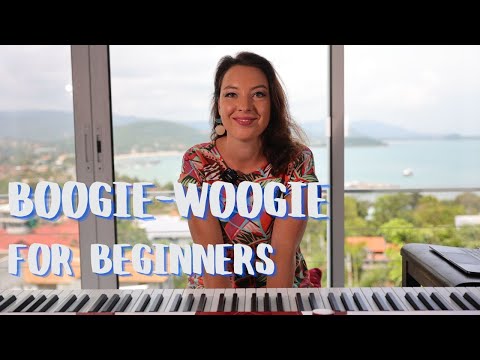 Boogie-woogie for beginners. 4 exercises how to combine both hands together.