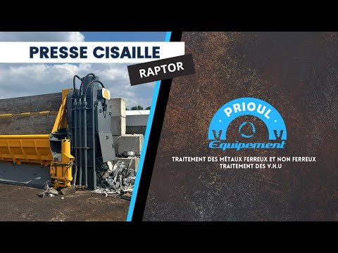 Presse cisaille transportable - Série Raptor - Euromec - pour ferrailles et métaux non ferreux_4