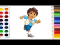 How To Draw Diego Dora Explorer Drawing Go Diego Go