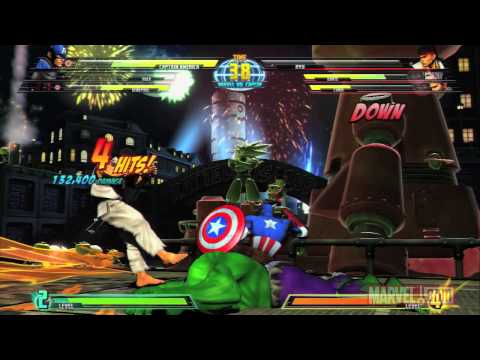 Marvel vs. Capcom 3 Gameplay Video #2