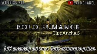Download lagu Lagu Bugis 'POLO SUMANGE' Cover By Rezha Regita [{Lirik}] mp3