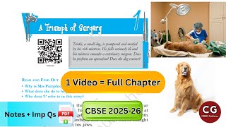 A Triumph of Surgery Class 10 Explained (One Shot)