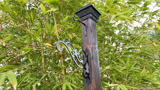Making Elegant Light Posts for Outdoor String Lights and Really Clean Install