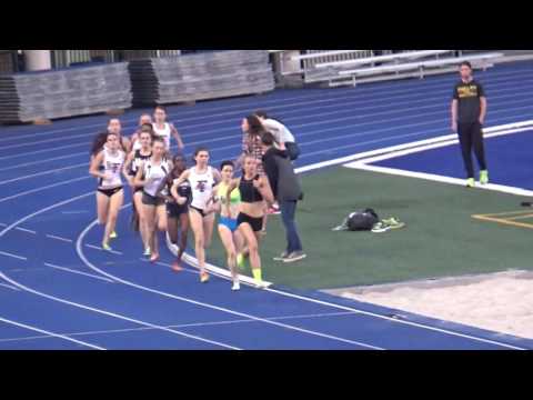 2017 U of T 800m Night, Womens High Performance Section 1, G. Stafford 2:02.48! M. Kelly 2:03.82