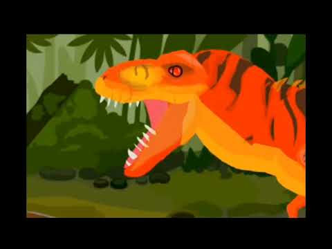 Yudon vs T-rex Dc2 Animation