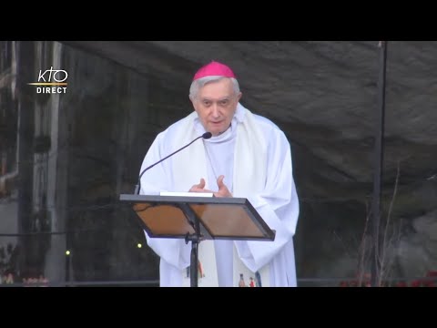 Chapelet du 3 avril 2022 à Lourdes