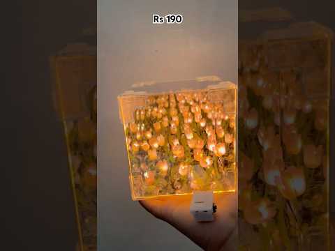 #trending #diy #unboxing Tulip Lamp DIY | I purchased this tulip lamp from Meesho #asmrsounds #yt