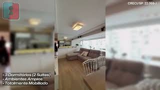 Apartamento com 3 dormitórios, 2 vagas para alugar, 96 m² por R$ 7.500,00/mês - Vila Anastácio - SP