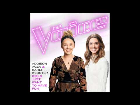 Addison Agen & Karli Webster | Girls Just Want To Have Fun | Studio Version | The Voice 13