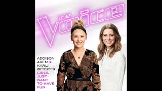 Addison Agen &amp; Karli Webster | Girls Just Want To Have Fun | Studio Version | The Voice 13