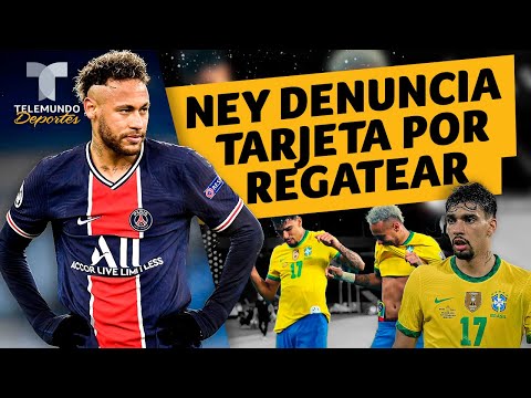 Neymar denuncia la tarjeta a Paquetá por regatear y apoya el "Jogo bonito" | Telemundo Deportes