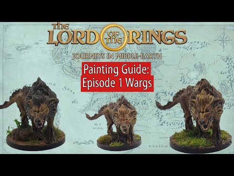 Guide to painting the Wargs with Army Painter Speed paints and Acrylic paints.  