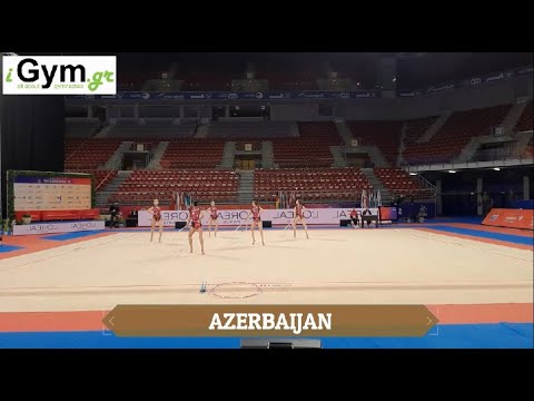 AZERBAIJAN   3 Hoops & 4 Clubs