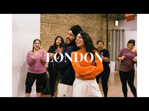LONDON | Amar Sandhu & Raxstar | Simron X Gurpreet | CHICAGO Bhangra Class | Chi-Naach by SQB