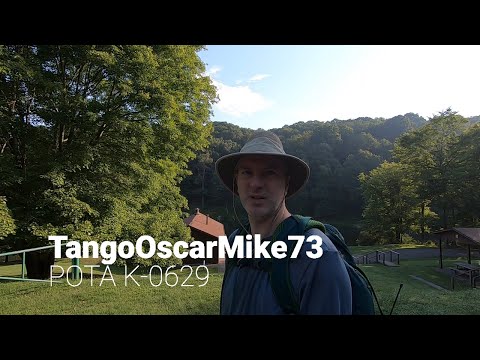Ham Radio QRP POTA K-0629 Tomlinson Run State Park