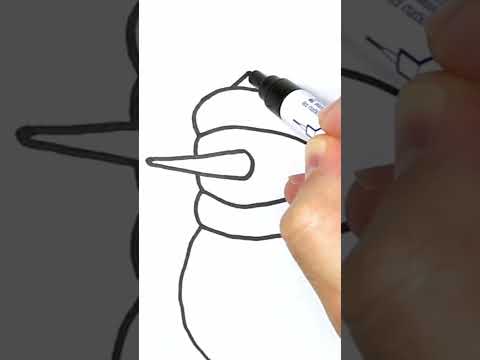 Free Winter Fun Snowman Coloring