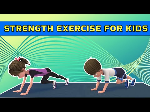 EASY BODY STRENGTHENING EXERCISES FOR KIDS | Kids Exercise