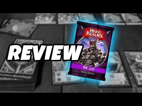 What's in the box...HERO REALMS: LICH BOSS DECK